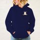thumbnail image 5 of Sudadera con capucha con estampado de alpaca y bolsillo divertido, moda para mujer y hombre, sudadera de otoño e invierno, ropa de calle para mujer, 5 of 5
