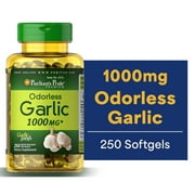 Puritan's Pride Odorless Garlic 1000 mg-250 Rapid Release Softgels