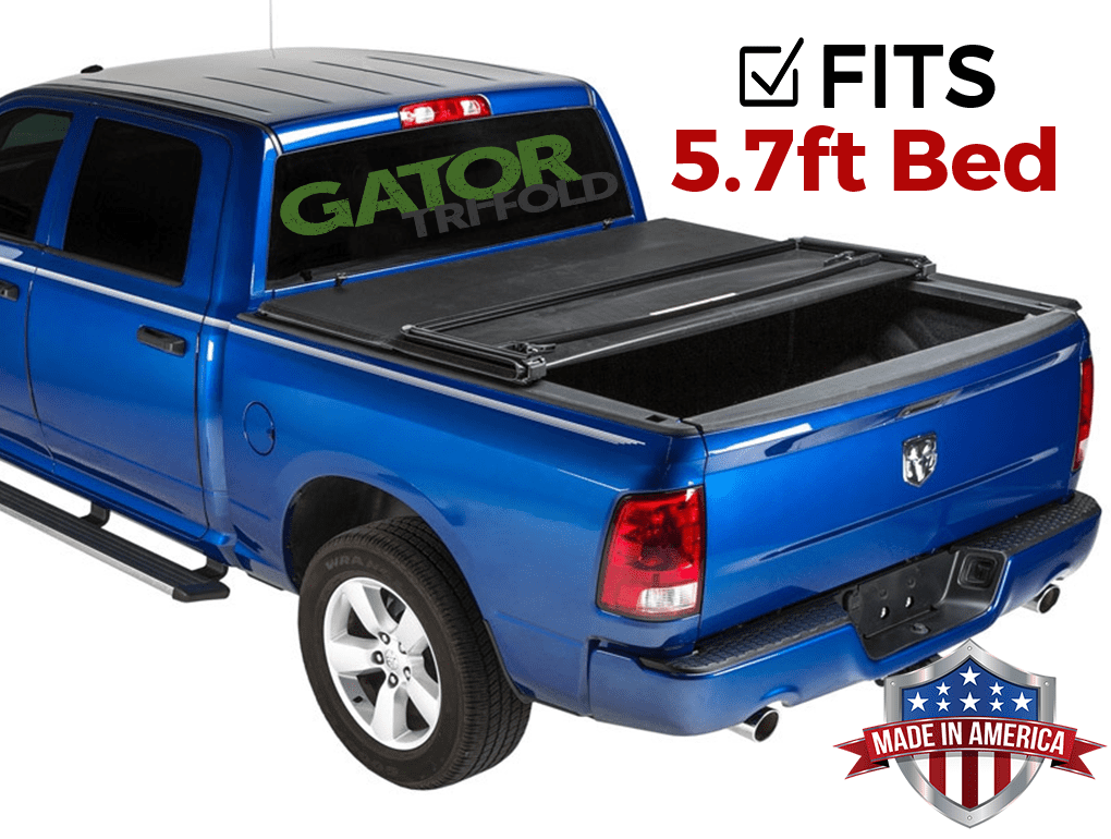 Photo 1 of Gator ETX TriFold fits 2019 Ram 1500 57 FT Bed No RamBox New Body Only Tonneau Truck Bed Cover Made in USA 59421