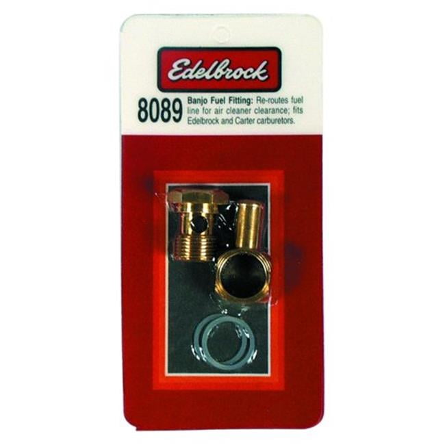 Banjo Screw and Fitting-Carburetor Fuel Inlet Fitting Edelbrock 8089