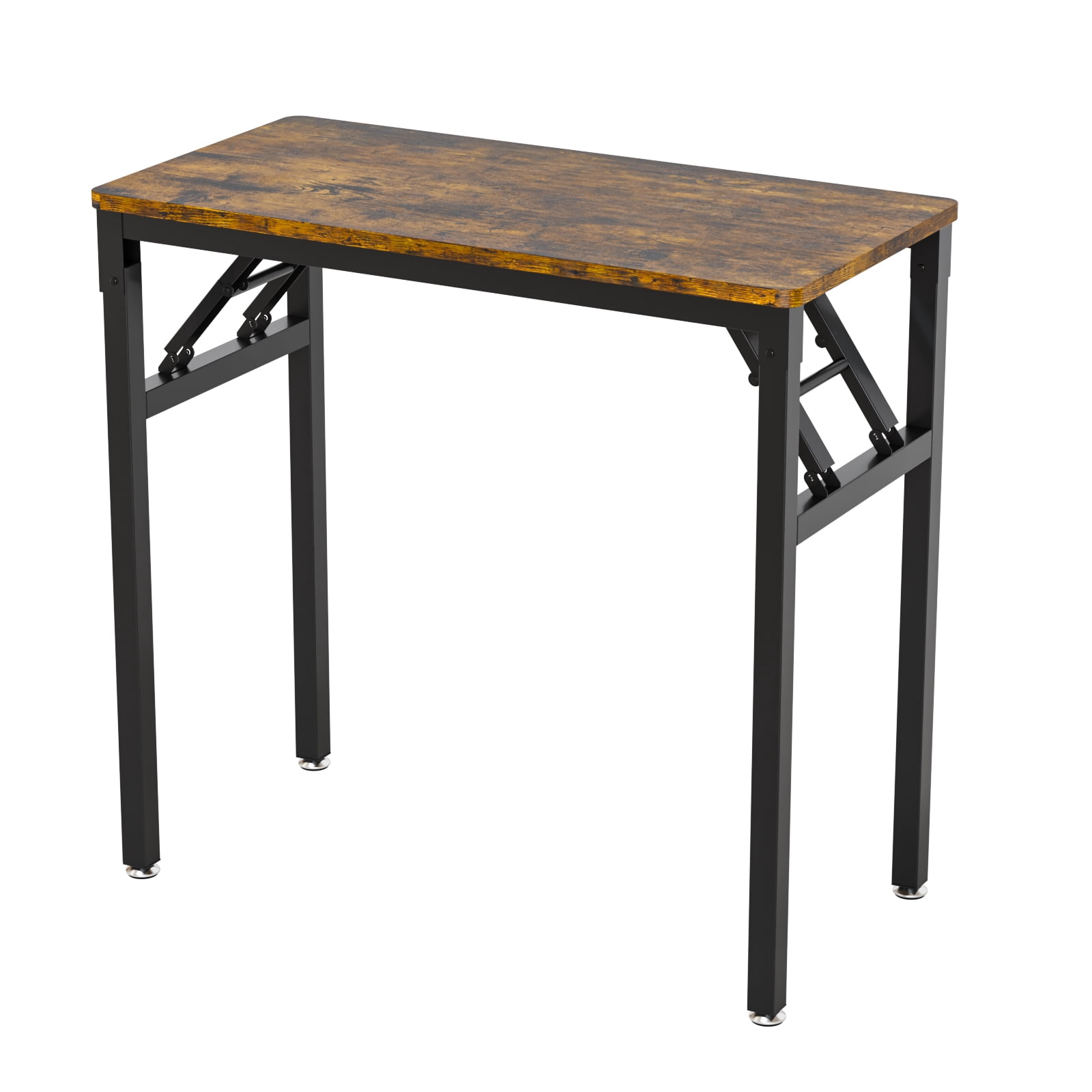 Ktaxon Folding Writing Computer Desk Home Office Study PC Writing Table, Brown