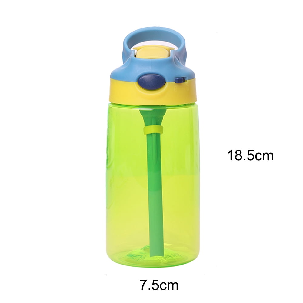 ROISDIYI Kids Water Bottle with Straw for School Tritan Leak Proof 16 OZ Toddler  Water Bottle BPA-Free Spout Lid for Boys & Girls Purple 1 Pack