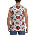 thumbnail image 4 of Daiia Insects Printed Men's Tank Tops,Casual Soft Sleeveless Gym Muscle Shirts Bodybuilding Tee-Medium, 4 of 8