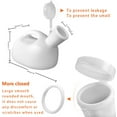 thumbnail image 2 of Urinals for Men 2000 ml/66 oz Portable Male Urinal Urine Collection Container for Adults/Large Plastic Pee Holder for Hospital,Incontinence,Elderly,Travel,Driving,Camping (Blue), 2 of 7