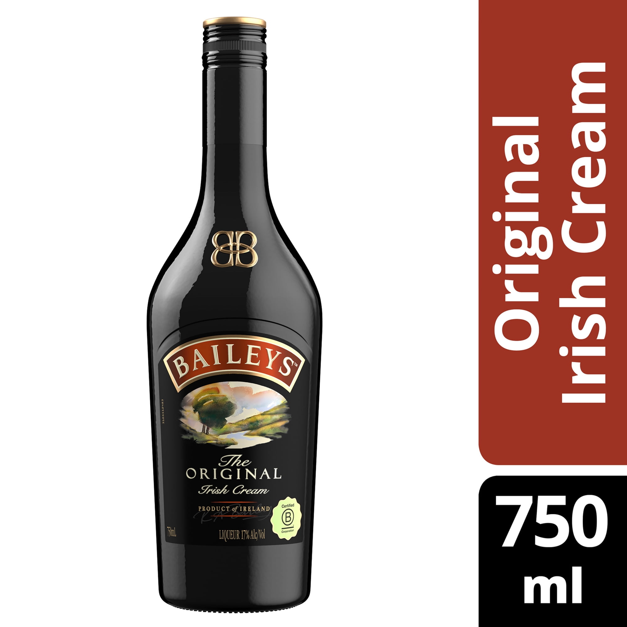 Baileys Original Irish Cream Liqueur, 750 mL, 17% ABV