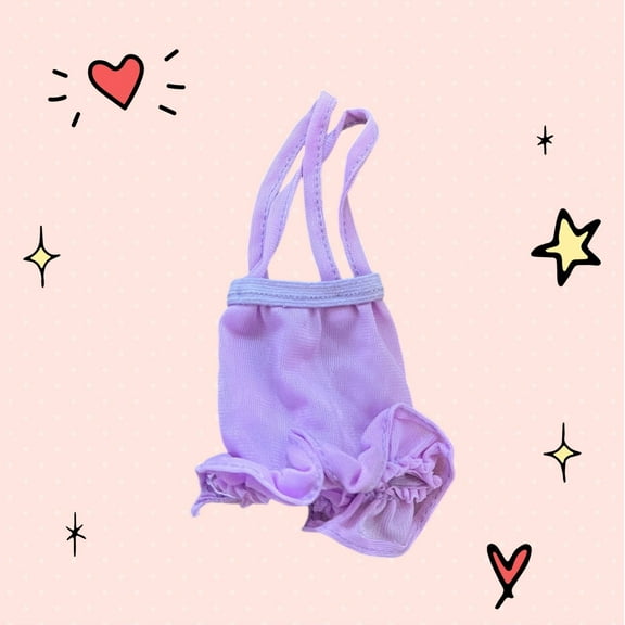Lol Surprise doll OMG Bartz suspender skirt Purple Swimsuit Bathing Suit Swim