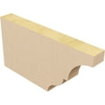 thumbnail image 5 of Ekena Millwork 2"W x 8"H x 16"L Asheboro Woodgrain TimberThane Rafter Tail, Primed Tan, 5 of 6