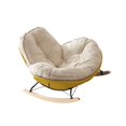 thumbnail image 2 of Mecedora Tapizada Soledad Reclinable Acolchada Amarillo 90 cm x 90 cm x 68 cm, 2 of 10