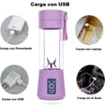 thumbnail image 2 of Mini vaso Licuadora Portátil 24 Tecno Extractor Morada, 2 of 3