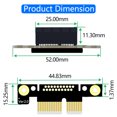 thumbnail image 4 of Extensor Pci-Express PCI-E 1X 36Pin Riser Card Extender Lead PCI-Express Extension Ribbon Flex Cable, 4 of 6