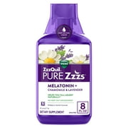 Vicks Zzzquil Pure Zzzs Melatonin Liquid Sleep-Aid, 1mg, 8 oz
