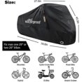 thumbnail image 2 of Bike Cover Outdoor Waterproof Bicycle Covers With Lock Hole, 2 of 4