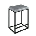 thumbnail image 6 of CLEARANCE! Metal Faux Leather Bar Stools 2 PACKS, 6 of 6