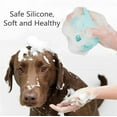thumbnail image 4 of Dog Silicone Rubber Bathing Brush Pet Massage Shampoo Dispenser Brushes, 4 of 4