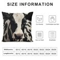 thumbnail image 5 of SHANXI  Print Throw Pillow Cover Black &amp; White Cow Spots Pattern Printed Farmhouse Cushion Case for Sofa Couch Linen 22x22in, 5 of 5