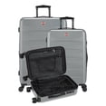 thumbnail image 4 of SWISSGEAR Stride Hardside 3-Piece Spinner Set, Charcoal Gray, 4 of 22