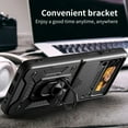 thumbnail image 4 of Heavy Duty Armor Case Compatible With Galaxy Z Flip 4, Hard Pc Shockproof Cover With Ring Holder, 4 of 5