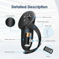 thumbnail image 2 of VR Controller Grips Compatible with Oculus/Meta Quest 3S / Quest 3 Accessories, Non-Slip Handle Cover Hand Strap with Battery Opening Cover (Not for Charging Dock), 2 of 6