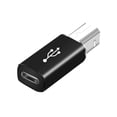 thumbnail image 1 of Adaptador USB tipo C a USB B para controlador MIDI de impresora (negro recto) Ehuebsd  Para estrenar, 1 of 9