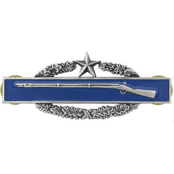 Combat Infantry Badge 2nd Award Badge (Oxidized Finish)