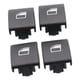 thumbnail image 4 of Tapa del botón del interruptor de eléctrica, 4 piezas, accesorios automotrices ligeros, piezas de reparación profesionales 61316902184, 4 of 9