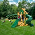 Gorilla Playsets Mountaineer Clubhouse Treehouse Cedar Swing Set with