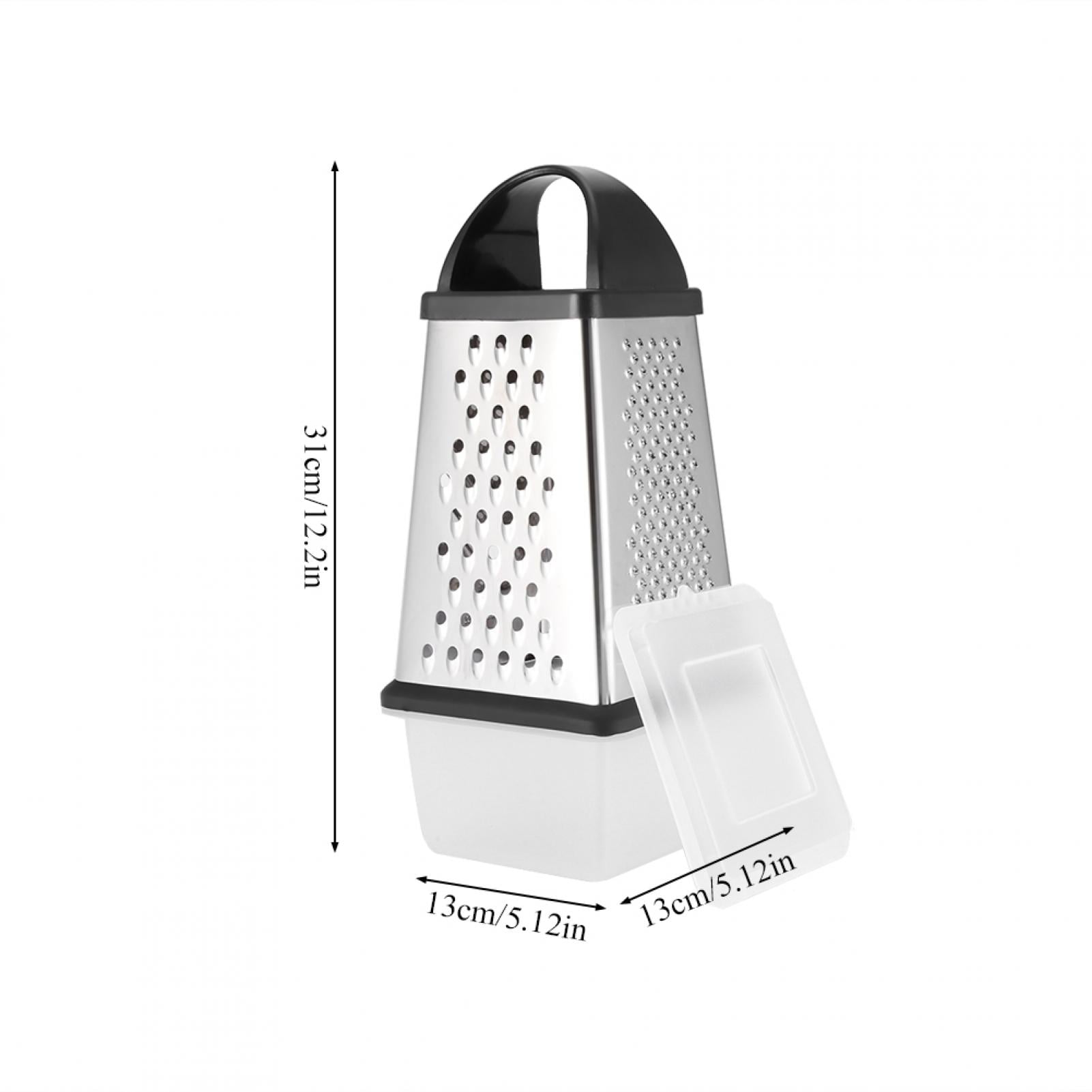 Cheese Grater 4 Sided Box Grater, Stainless Steel Grater, Vegetable Box
