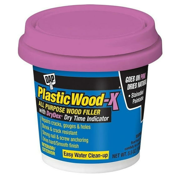 DAP Plastic Wood-X Stainable Wood Filler with DryDex - 24 Pack, 5.5 oz, Natural