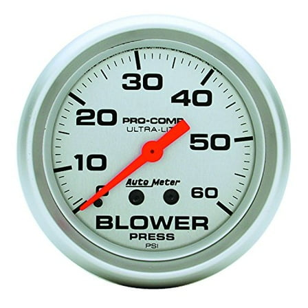 [4402]AM Ultra-Lite Gauges.Autometer Ultra-Lite 2-5/8in Blower Pressure Gauge - 60PSI / Mechanical