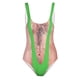 thumbnail image 4 of WILLBEST Traje de Baño deportivo Mujer Bikini para Mujer Ropa Exterior Traje de Baño Estampado Color Piel Sexy, 4 of 4