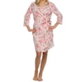 thumbnail image 1 of Women's Colorful Flower Cotton Robe, Kimono Bathrobe, Wedding Day and Bridesmaid Robe, 1 of 1