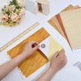 thumbnail image 3 of 10pcs Dollhouse Flooring 1:12 Scale Miniatures Dollhouse Wallpaper Peel and Stick Rustic Self-Adhesive Flooring Paper for DIY Dollhouse Accessories 5 Wood Style 8.3x11.7 inch, 3 of 5