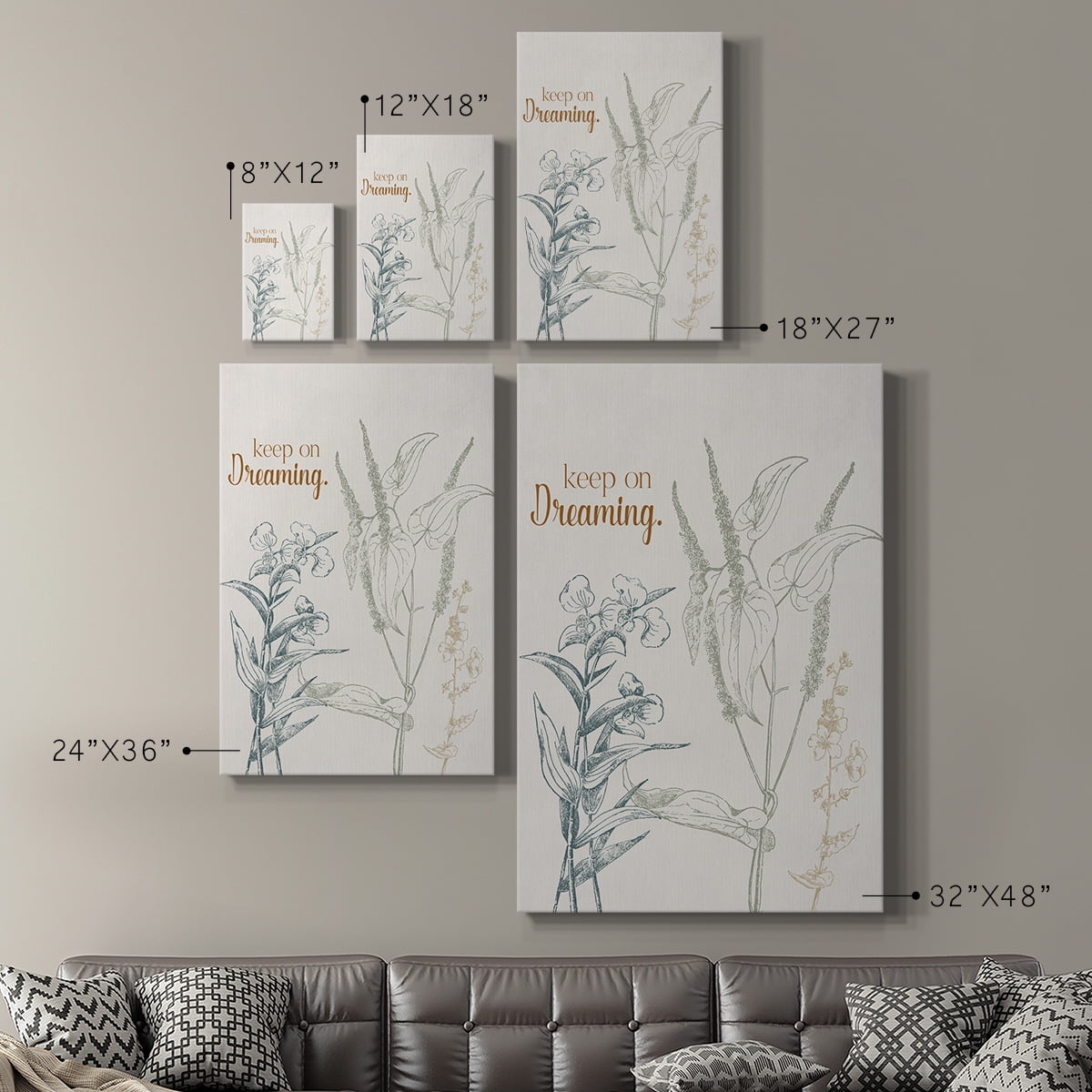 Keep on Dreaming Premium Gallery Wrapped Canvas - Ready to Hang