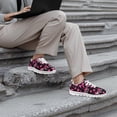 thumbnail image 5 of chaqlin Skull Slip on Sneakers Women Size 13 Walking Mesh Shoes Bow Tie Lace Up Running Sneaker Comfortable Work Flats Outdoor Fitness Sports Shoes, 5 of 7