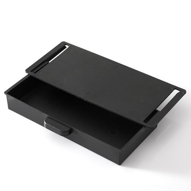Luckyn Under Desk Drawer, Attachable Under Desk Storage, Hidden Self-Adhesive Desk Drawer Slide-out, Stick on Drawer Under Desk Organizer for Office Home Closet Stationery