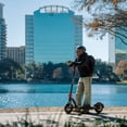 thumbnail image 3 of GOTRAX G4 PRO Adult Electric Scooter with 10"solid tires, 36V 10.4Ah, 20mph, 25mile Range, 264 lbs Max Load, Red, 3 of 12