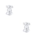 thumbnail image 1 of Portavelas de vidrio Monstrate candelabro transparente hexagonal, 1 of 6