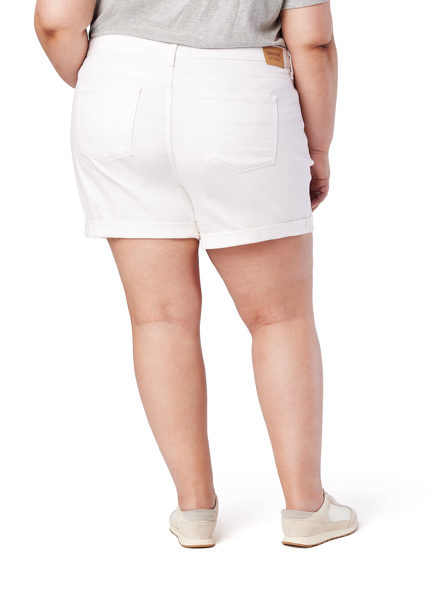 Levi Strauss Signature Women's and Women's Plus Mid Rise 5" Shorts, Sizes 2-18