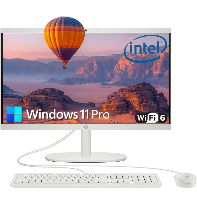 HP All-in-One Desktop Computer 22 Inch FHD Display 32GB DDR5 RAM