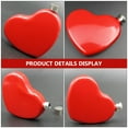 thumbnail image 2 of SHISUYAN 1Pc Creative Heart-Shaped Hip Flask 4 Ounces Mini Portable Wine Bottle, 2 of 8