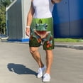 thumbnail image 4 of Fotbe Tree Frog Pajama Shorts for Men, Men's Pajama Bottoms, Sleepwear,Short Pajama Pants-4X-Large, 4 of 9