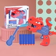 thumbnail image 2 of C Diy Dinosaur Shooting Toy Set Outdoor Battle Game With Projectile Launcher Construction Building Kit For Kids Interactive Play Activity, 2 of 3
