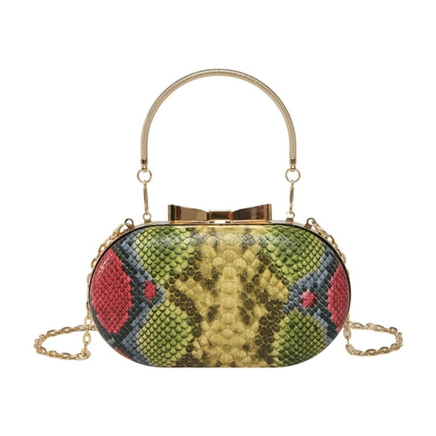Bolso de noche mujer bolso cruzado 185x5x10 cm Bolsa de mensajero para uso diario de compras Color mixto