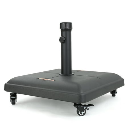 Hercules 80lbs Steel Square Umbrella Base with Wheels ...