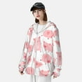 thumbnail image 5 of Fotbe Kawaii Pigs Men's Women's UPF 50+ Sun Protection Jacket Hooded Cooling Shirt with Pockets Hiking Outdoor Performance-Large, 5 of 9
