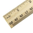 thumbnail image 4 of 20cm 8 Inch Wood Ruler 2 Scale Office Measuring Wooden Rulers 5 Pack, 4 of 5