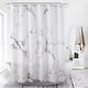 thumbnail image 2 of Cortina de ducha de baño de mármol,Cortina de ducha de tela gris y blanca con ganchos,Impresión 3D única,Accesorios decorativos de baño,Impermeable,Ojales de metal reforzado,Estándar, 2 of 7