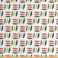 thumbnail image 1 of Feather Fabric by the Yard, Soft and Colorful Tone Plume Repetition on Plain Background Modern Art Pattern, Upholstery Fabric for Dining Chairs Home Decor Accents, Multicolor by Ambesonne, 1 of 4