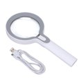 thumbnail image 1 of Handheld Magnifier, Lighted Magnifying Glass Widely Used ABS Acrylic For Jewelry For Document For Book ANGGREK Otros, 1 of 8