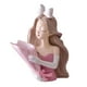 thumbnail image 2 of Estatua de niña doncella escultura coleccionable de lino resina lujo escritorio artesanía adorno Florero rosa, 2 of 9